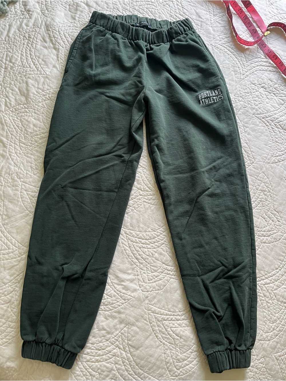 Brandy Melville “Portland Athletics” Sweatpants. Green. One Size
